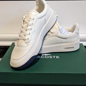 Lacoste G80 Leather European Club Sneakers. 9.5 W, Ecru